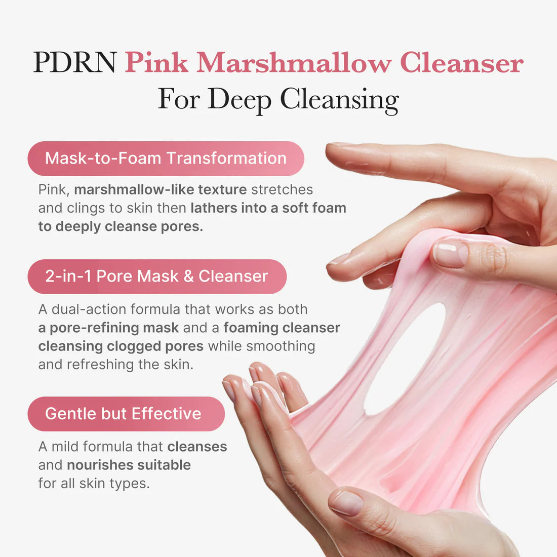 Medicube- PDRN Pink Whip Cleanser
