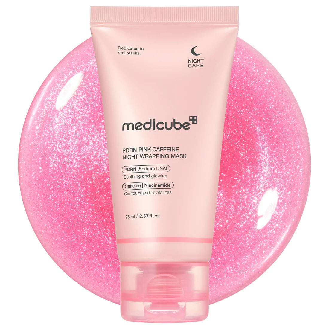 Medicube- PDRN Pink Caffeine Overnight Wrapping Mask