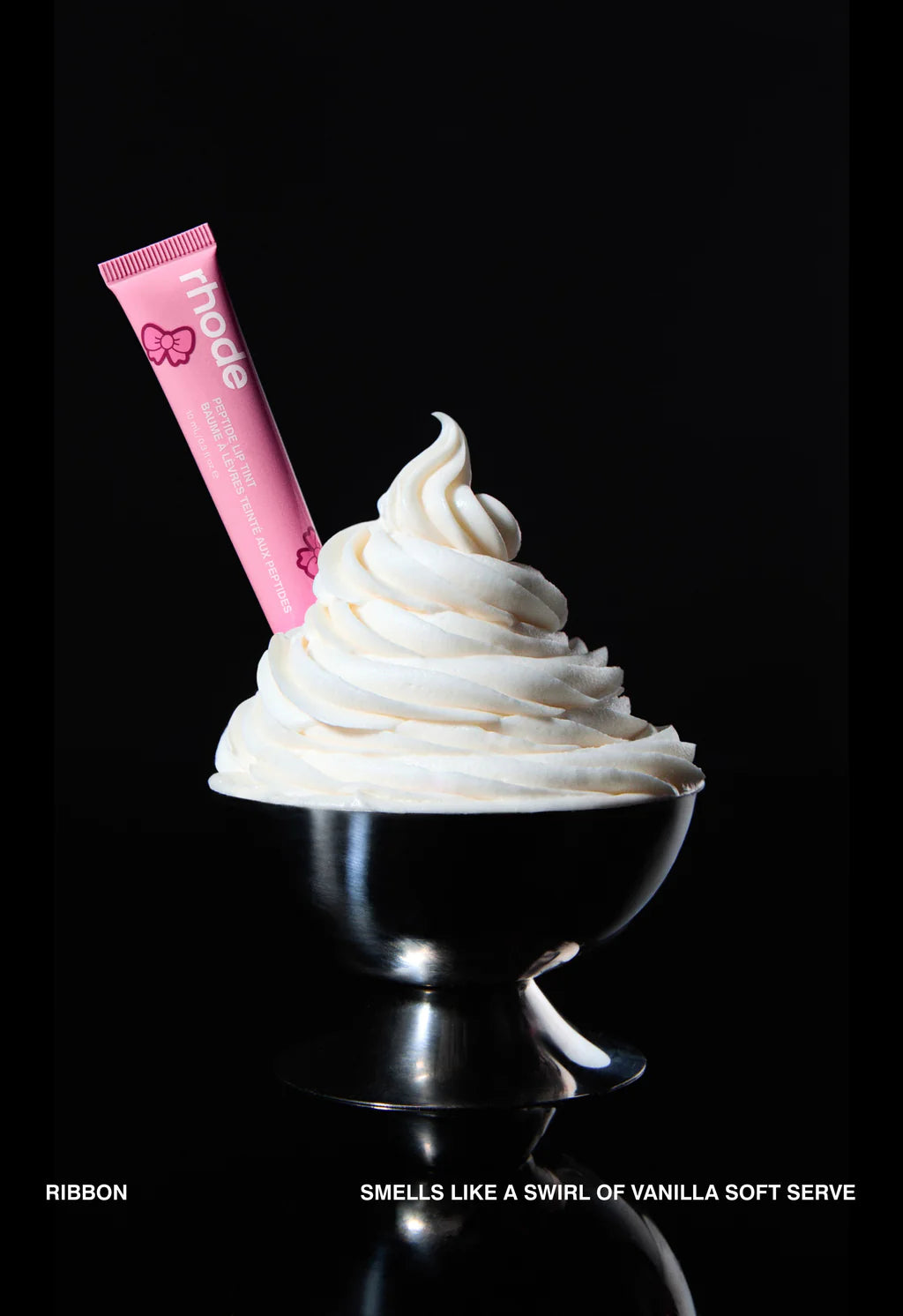 Rhode- scented peptide lip tint (Ribbon)