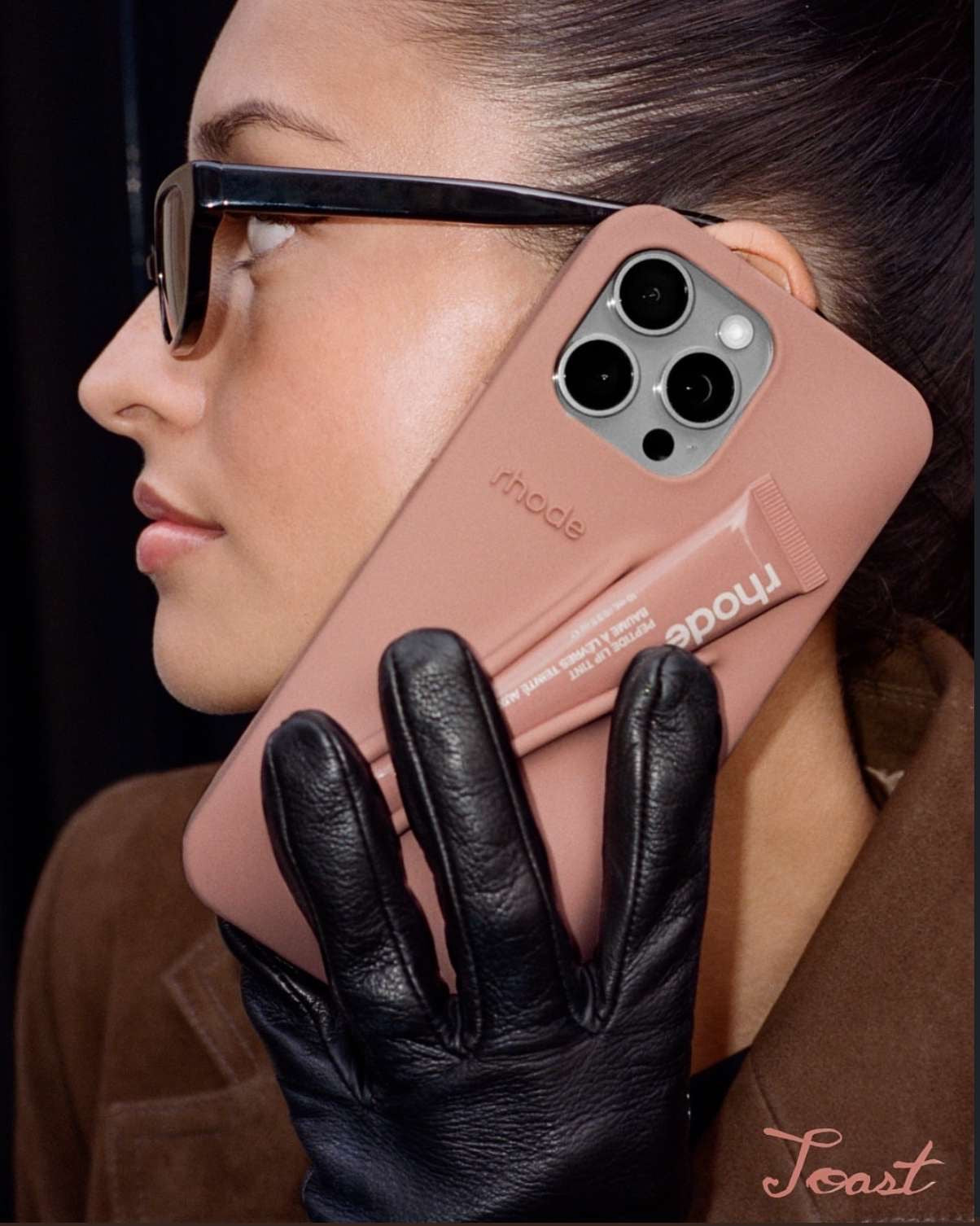 Fall lip case-Toast