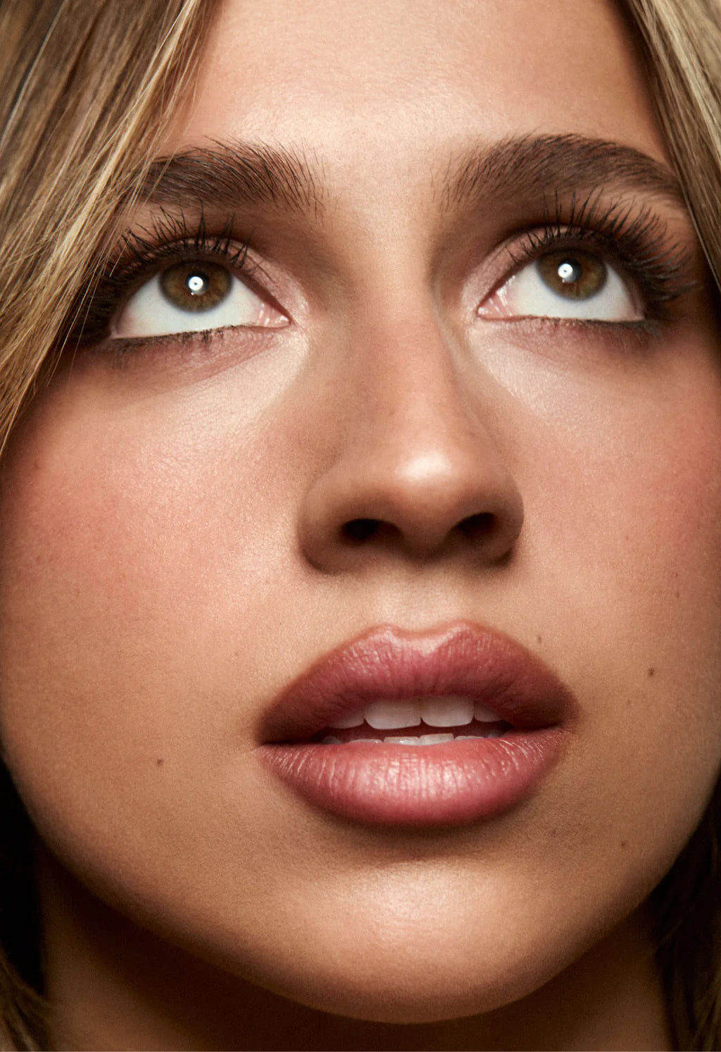 Peptide lip shape - lean (warm medium brown)