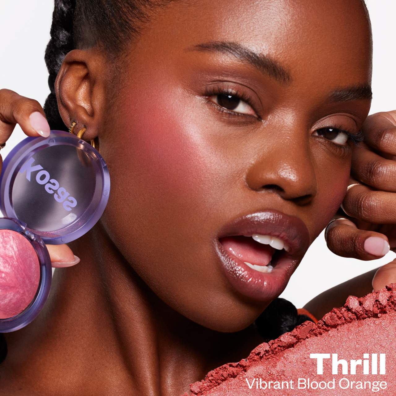 Blush is life baked Talc-free Dimensional+ brightening blush-Thrill