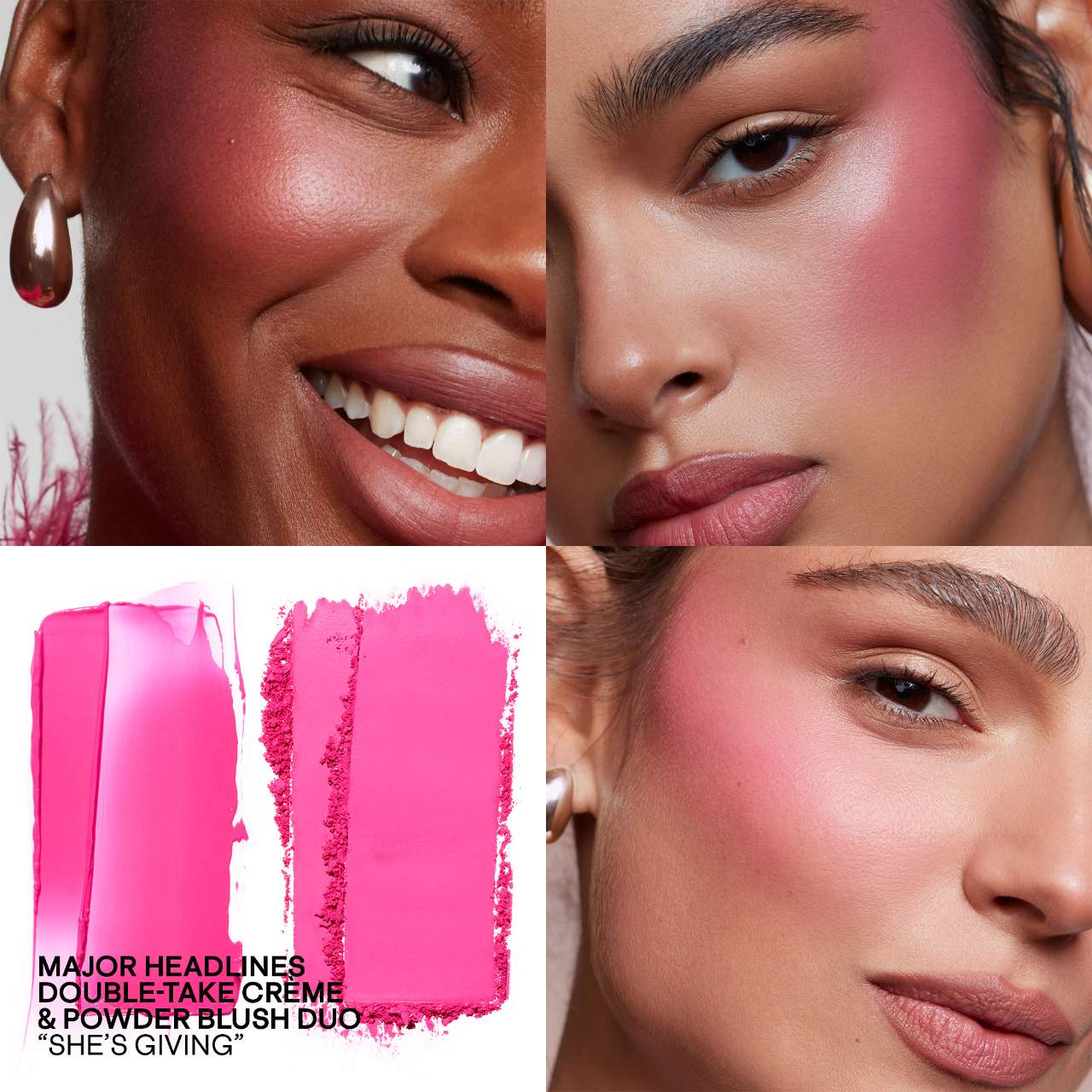 major headlines double-take creme and powder blush duo-shes giving