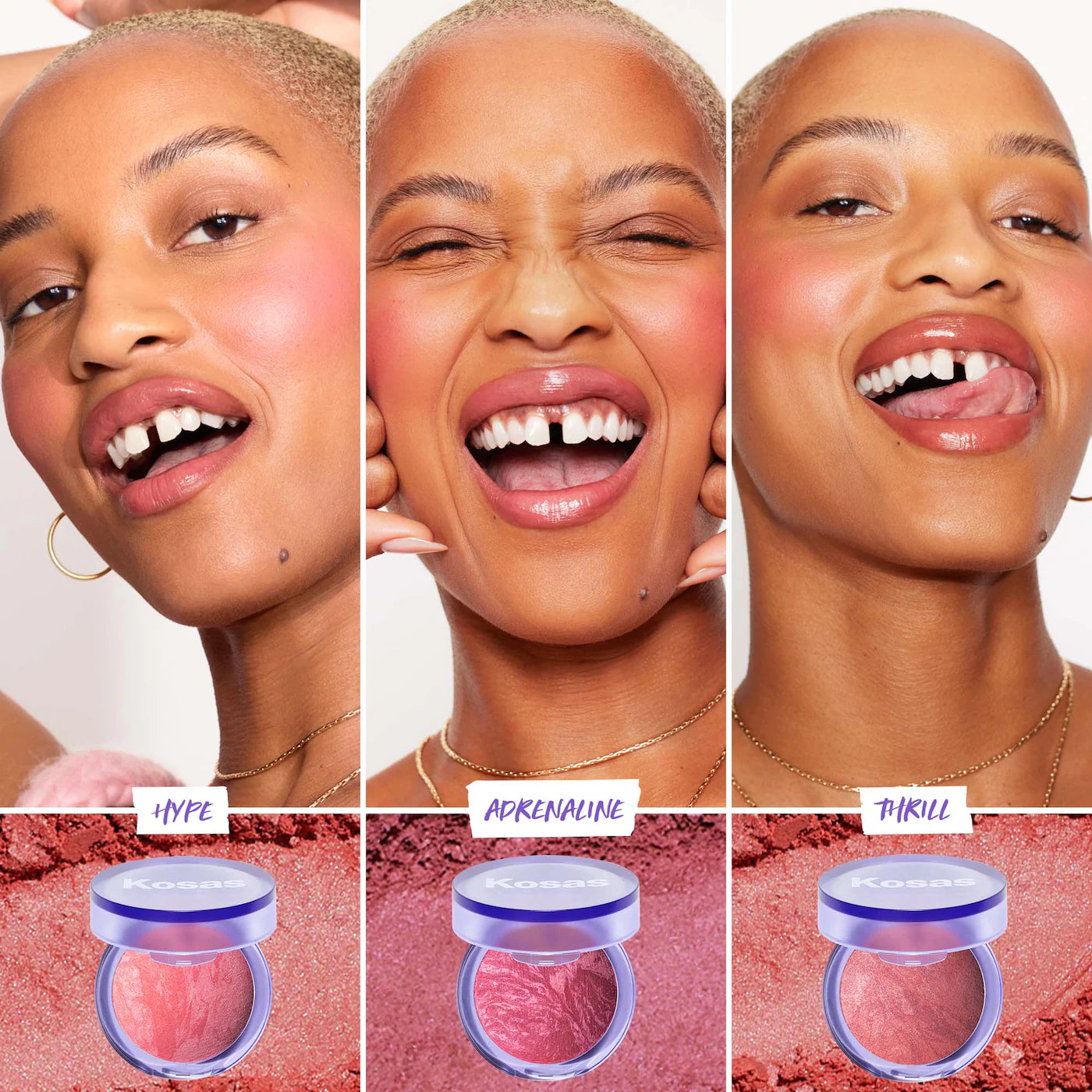 Blush is life baked Talc-free Dimensional+ brightening blush-Thrill