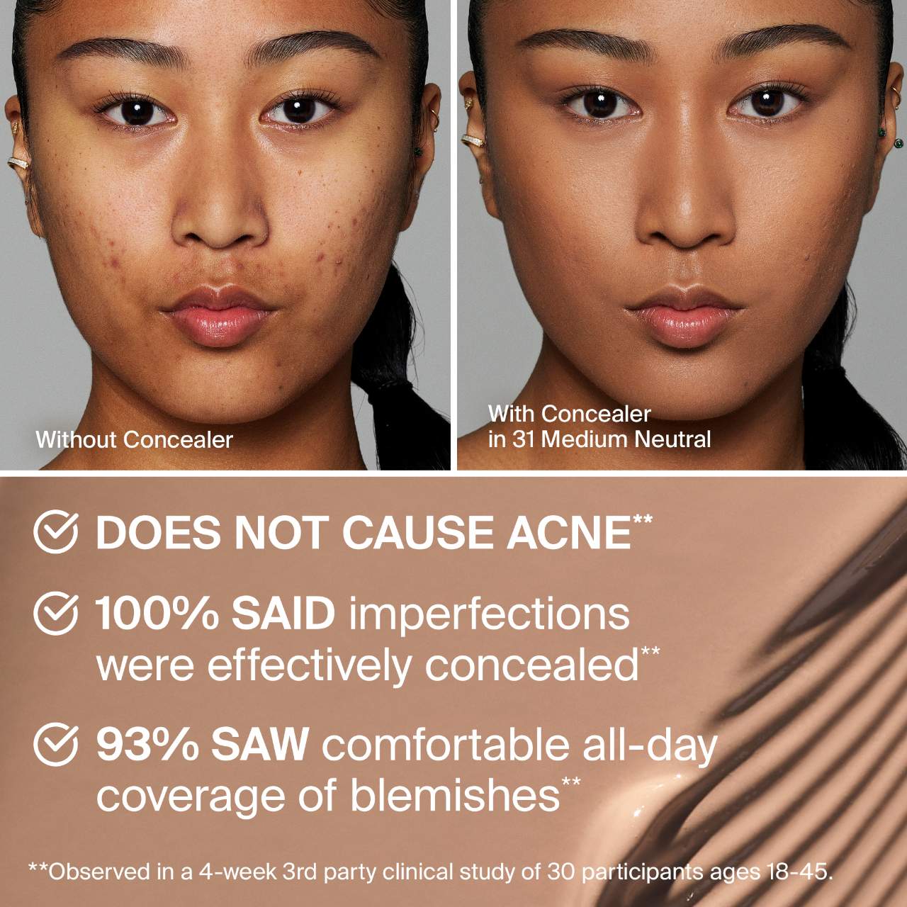 Triclone Skin Tech Hydrating + De-puffing Concealer with Fermented Arnica-Shade 10