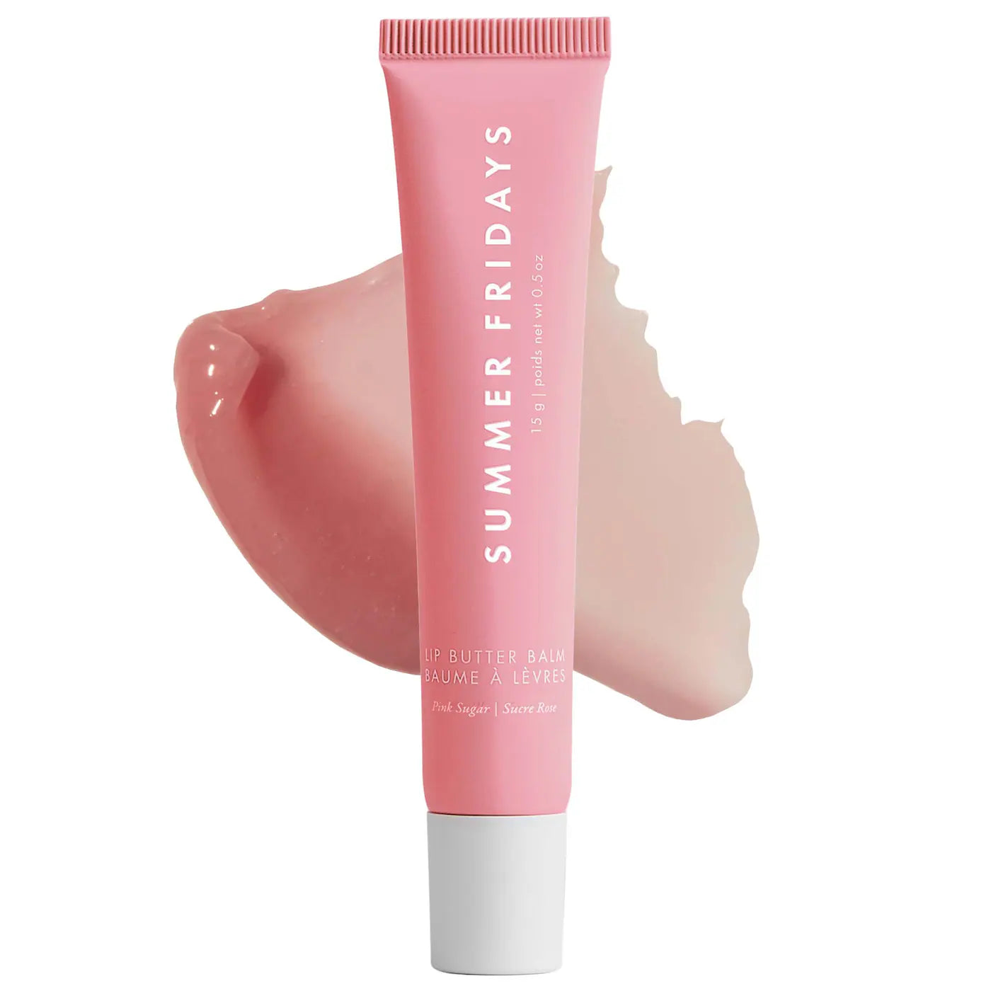 Lip Butter Balm for Hydration & Shine-pink sugar