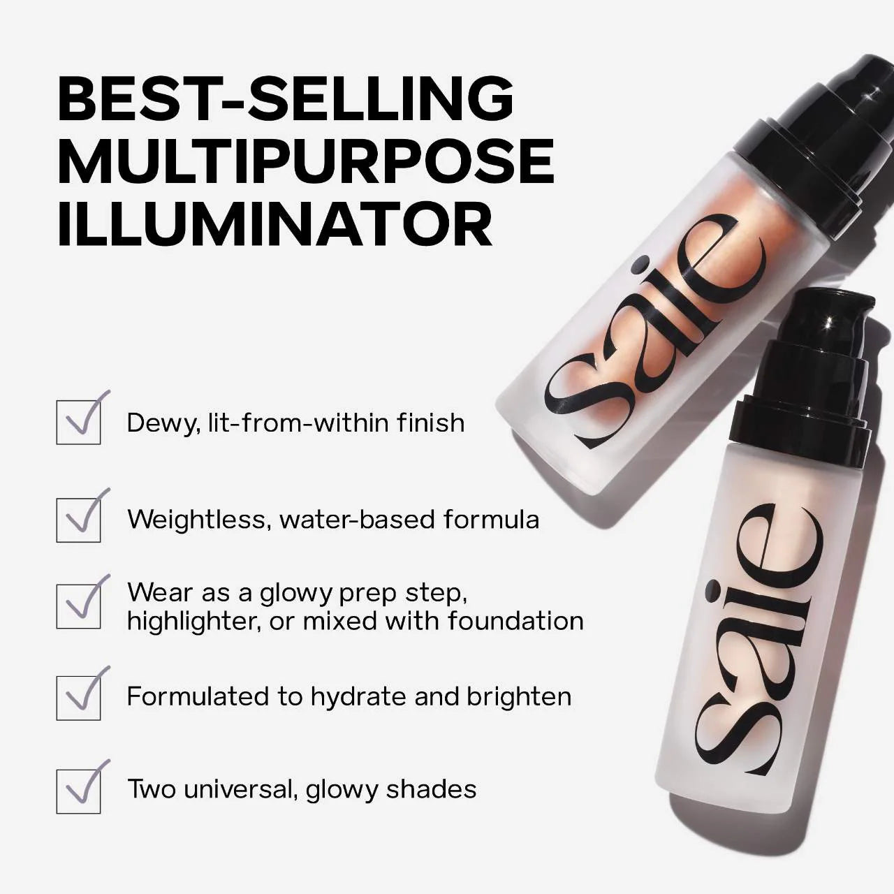 Glowy Super Gel Lightweight Dewy Multipurpose Illuminator-Roseglow