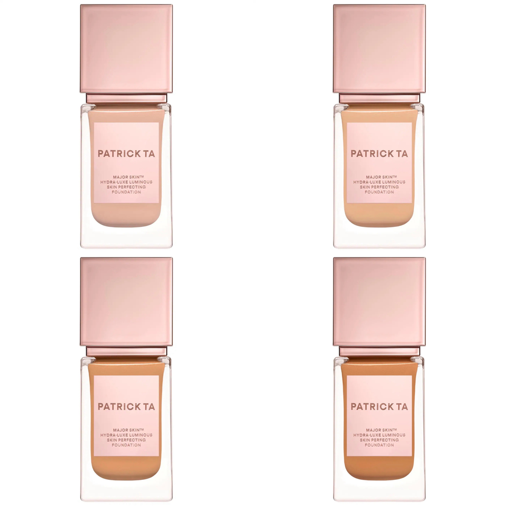 Patrick ta - major skin hydea-luxe luminous skin perfecting foundation for natural glow