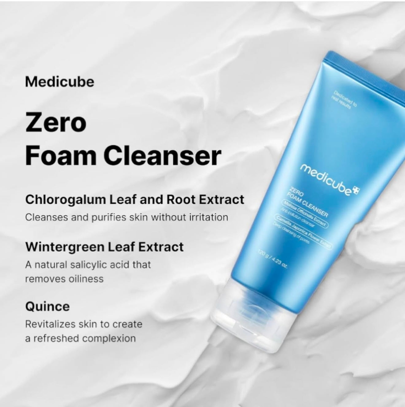 Medicube zero foam cleanser