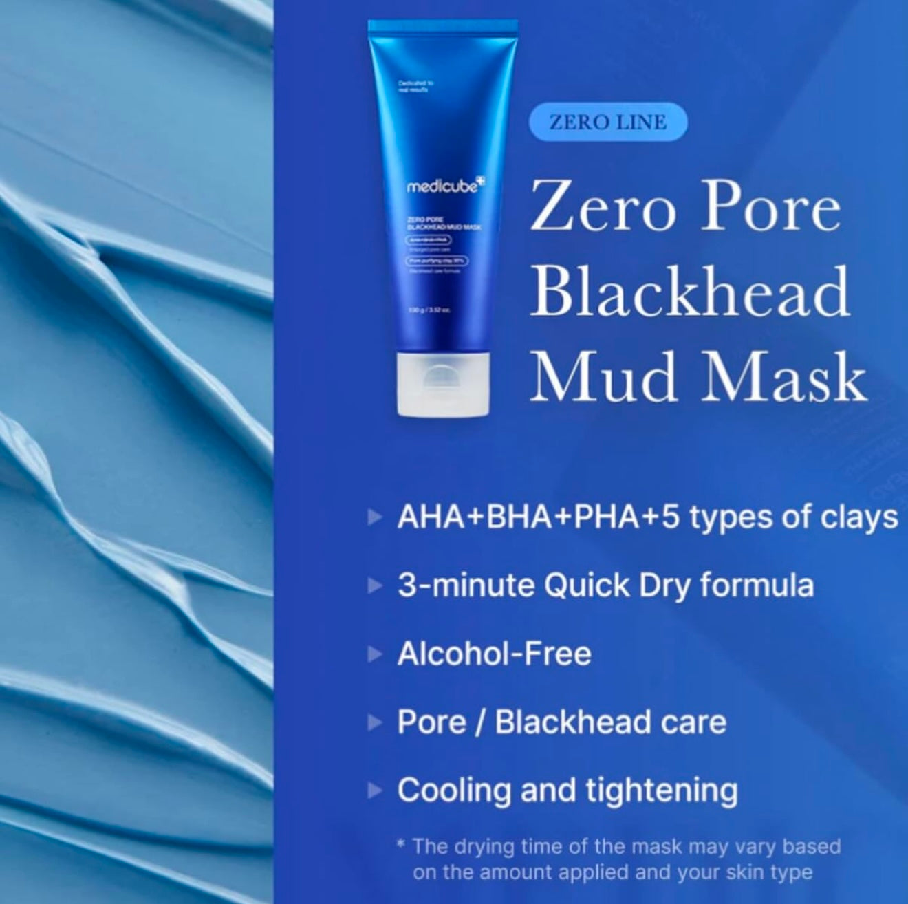 Medicube zero pore blackhead clay mask