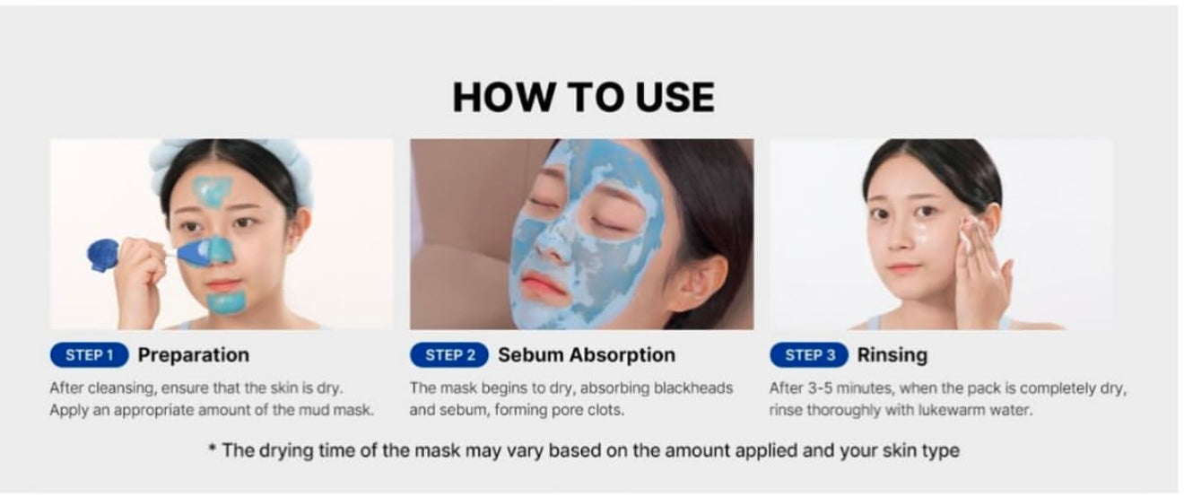 Medicube zero pore blackhead clay mask