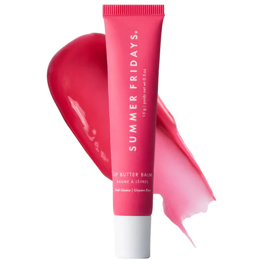 Lip Butter Balm for Hydration & Shine-Pink Guava