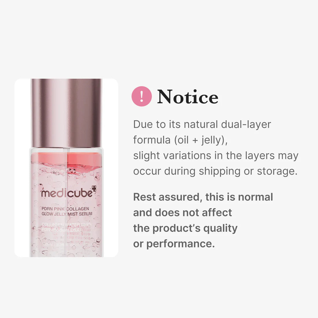 Medicube- PDRN Pink Collagen Glow Jelly Mist Serum