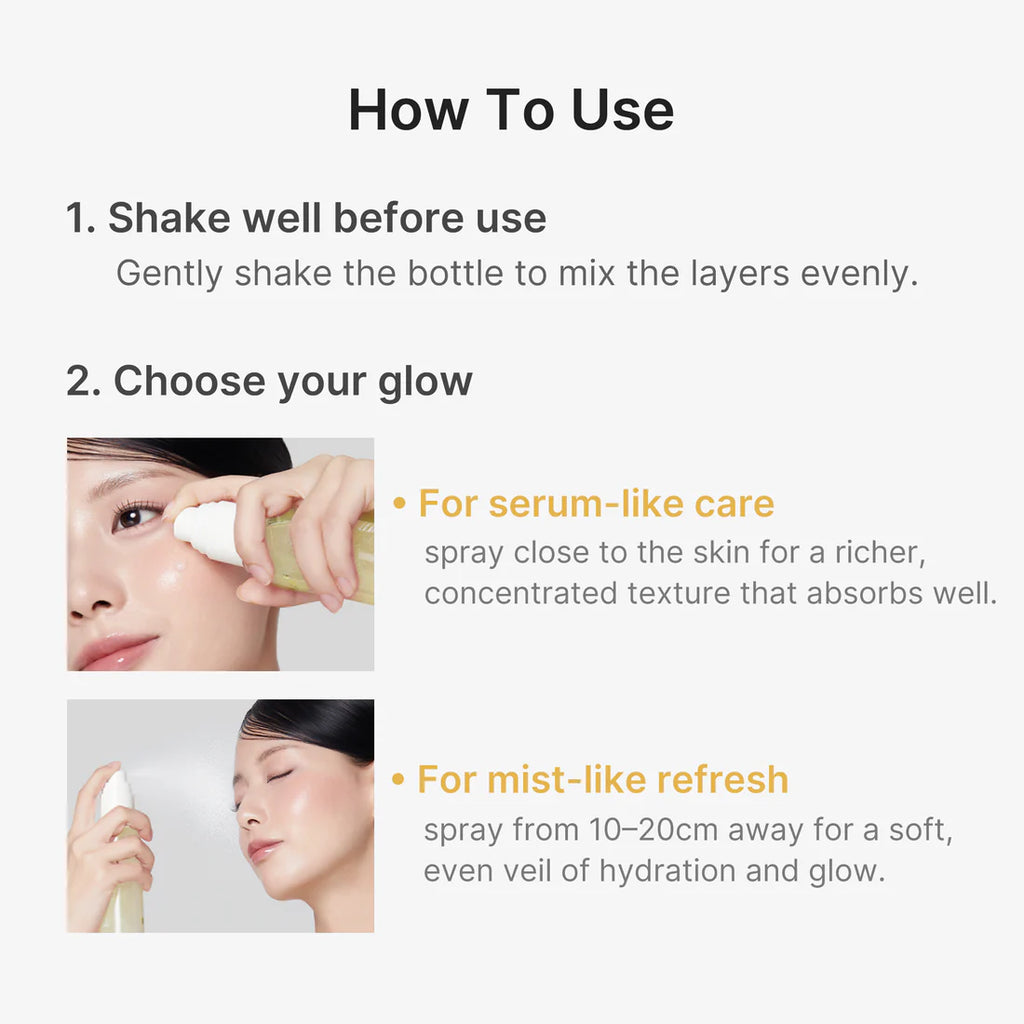 Medicube- Kojic Acid Turmeric Vitamin Gold Jelly Mist Serum