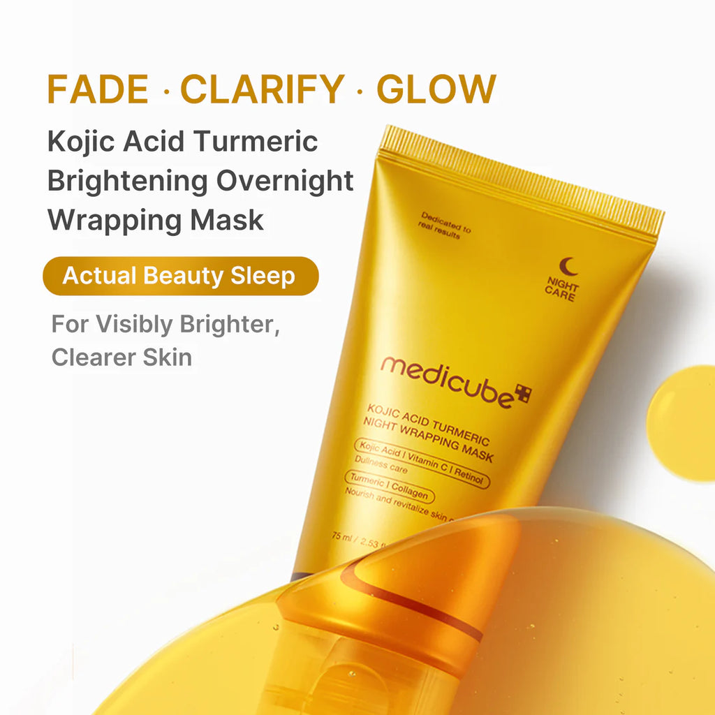 Medicube- Kojic Acid Turmeric Overnight Wrapping Mask
