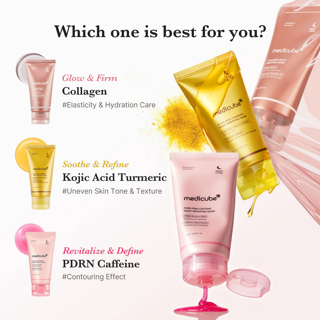 Medicube- Kojic Acid Turmeric Overnight Wrapping Mask