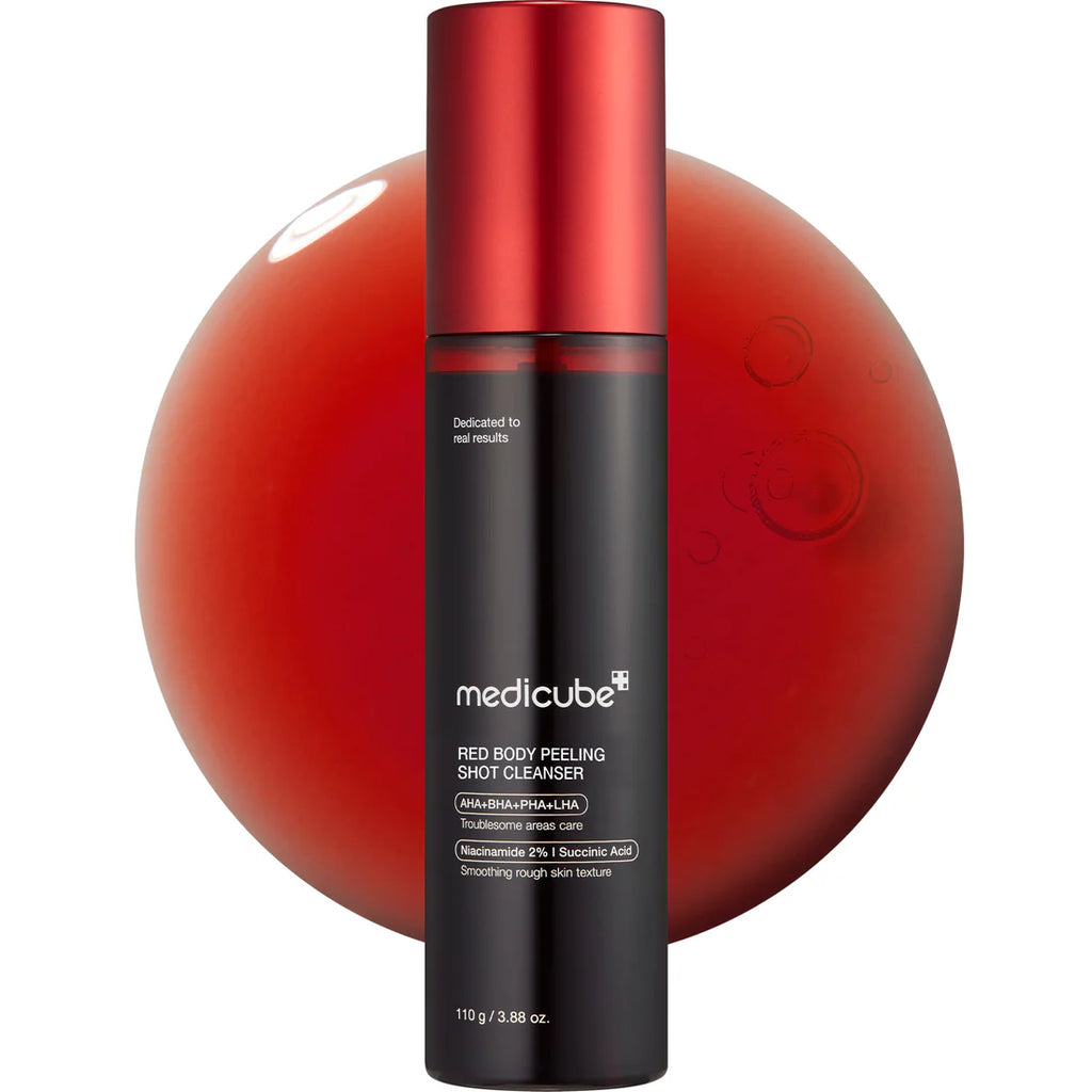 Medicube- red body peeling shot cleanser