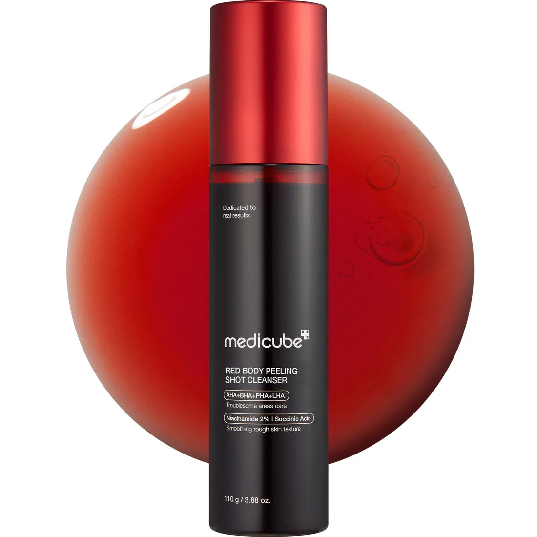 Medicube- red body peeling shot cleanser