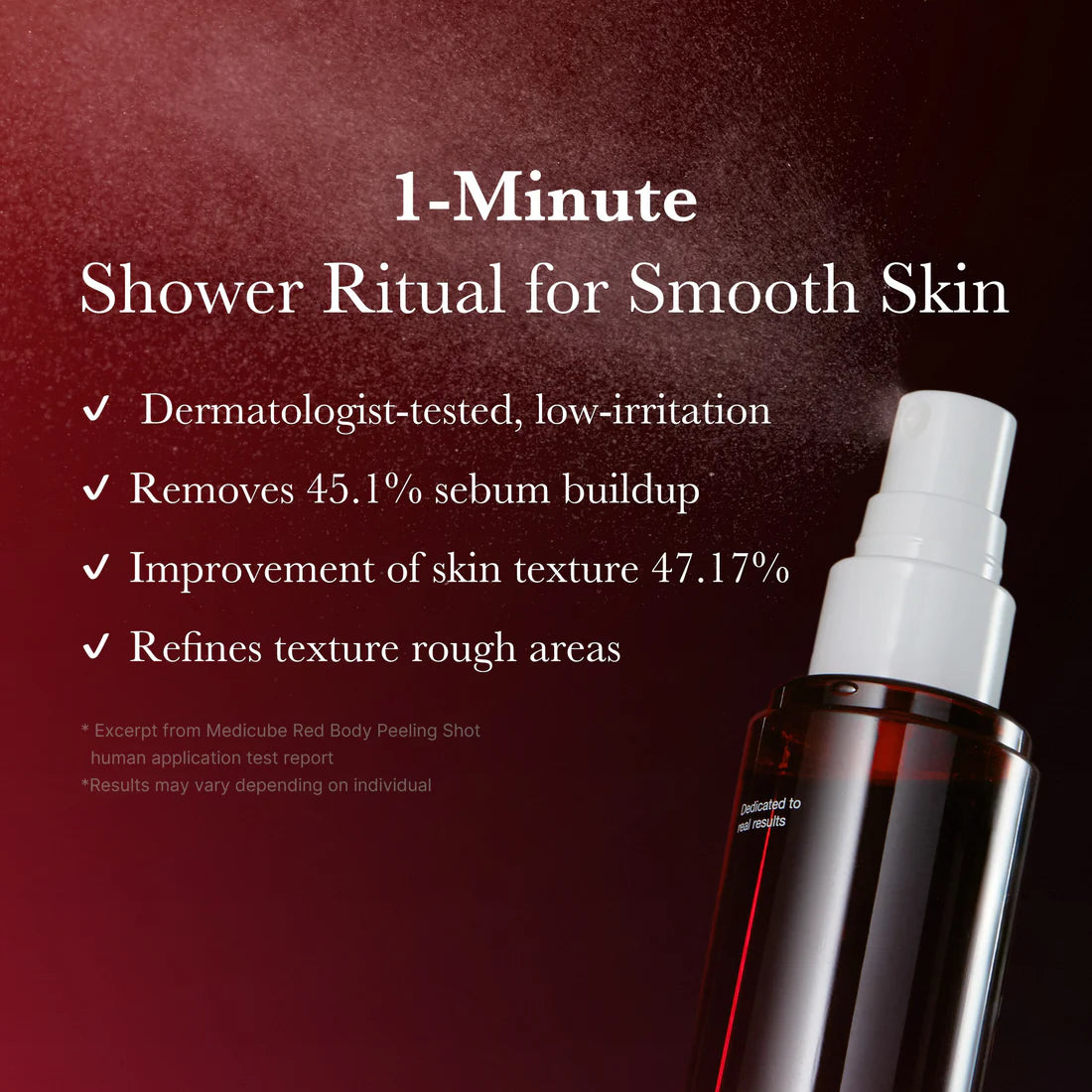 Medicube- red body peeling shot cleanser