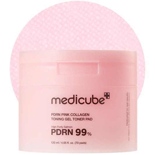 Medicube- PDRN Pink Collagen Gel Toner Pad