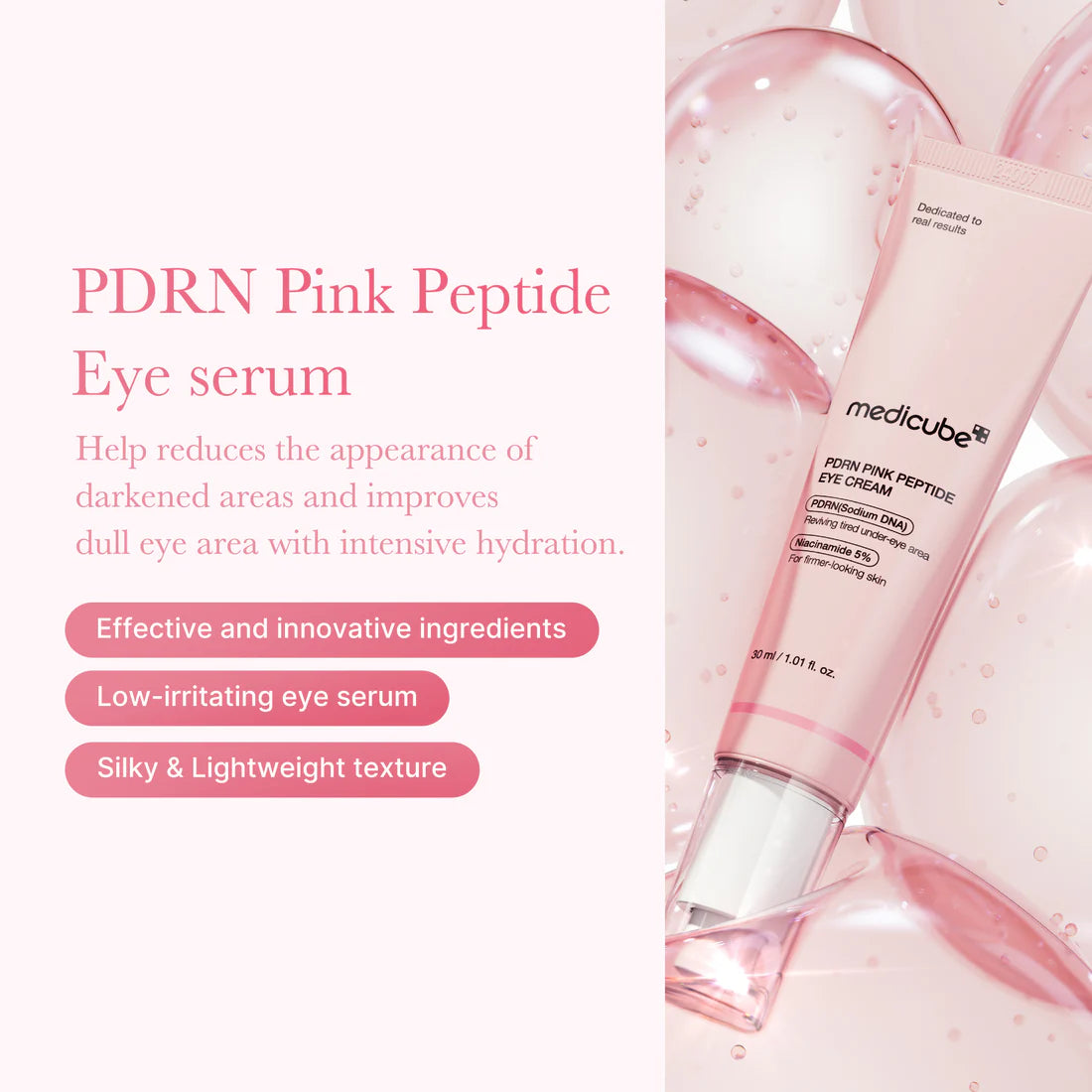 Medicube- PDRN Pink Peptide Eye Cream