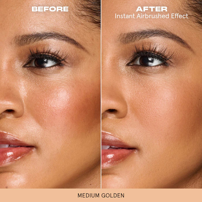One size- Bouclé Silk Airbrushed Finishing Powder (Medium Golden)