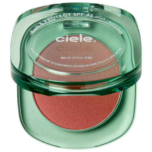 Ciele- flush & PROTECT SPF 45+ powder blush (Ruddy)