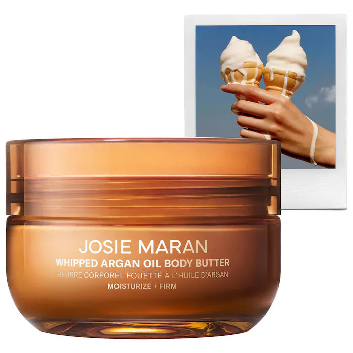 Josie Maran- Whipped Argan Oil Refillable Firming Body Butter (Vanilla Vibezzz)