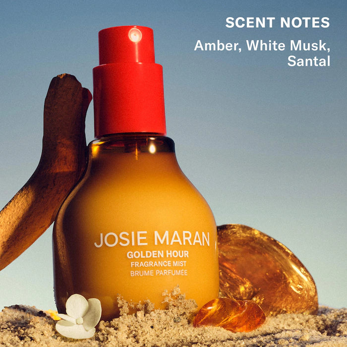 Josie Maran- Body + Hair Fragrance Mist with 100% Natural Scents  (Golden Hour) 100mL