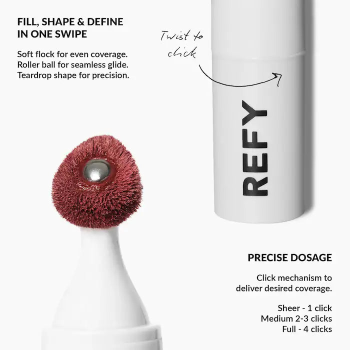 Refy- Satin Liquid Lipstick Pen with Vitamin E (Rosa)