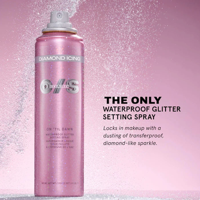 One size- On 'Til Dawn Diamond Icing Glitter Waterproof Setting Spray (143mL)