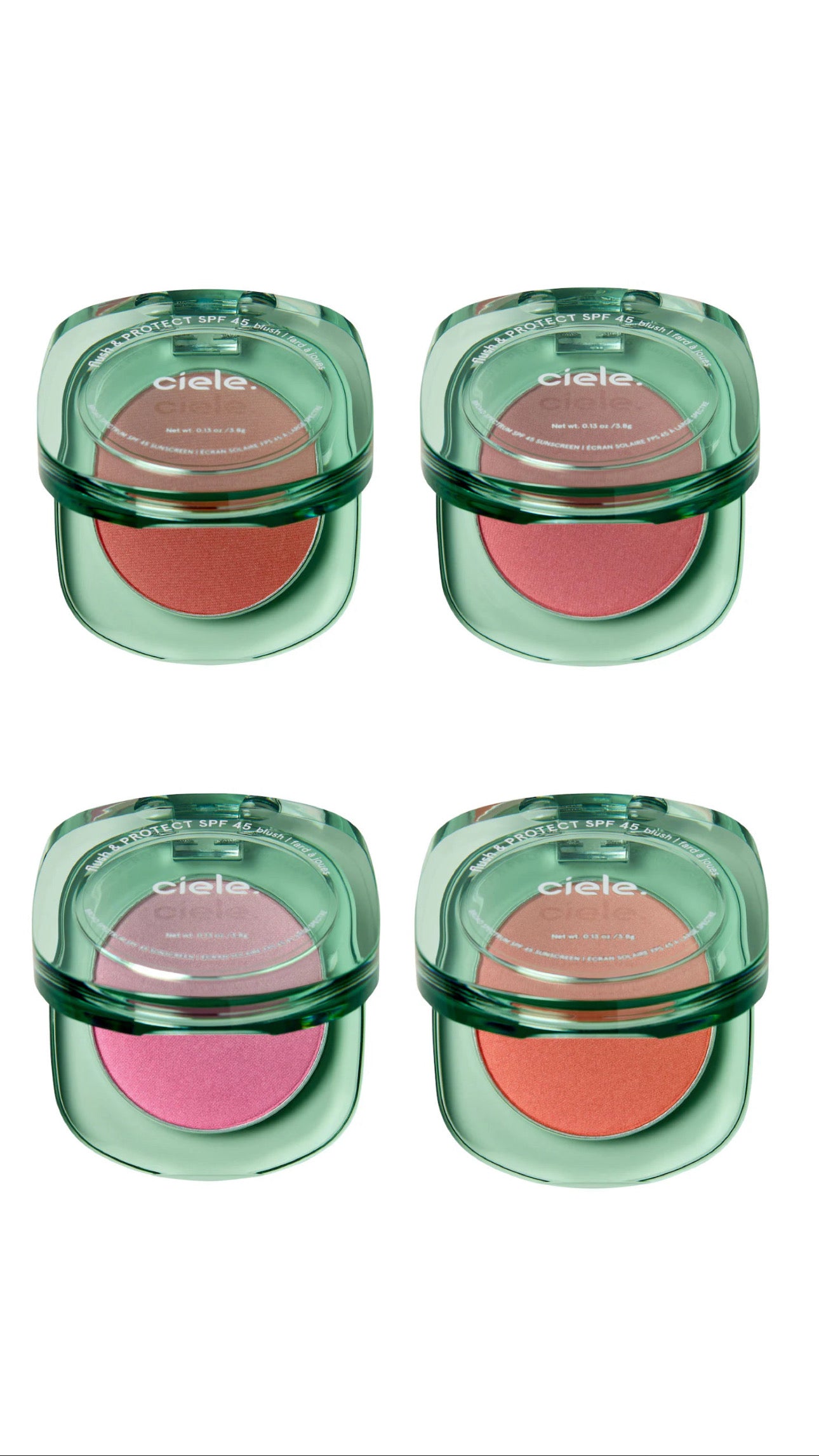 Ciele- flush & PROTECT SPF 45+ powder blush