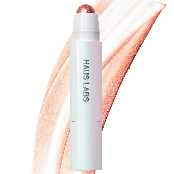 Haus labs glassy balm highlighter stick-glassy topaz (golden bronze)