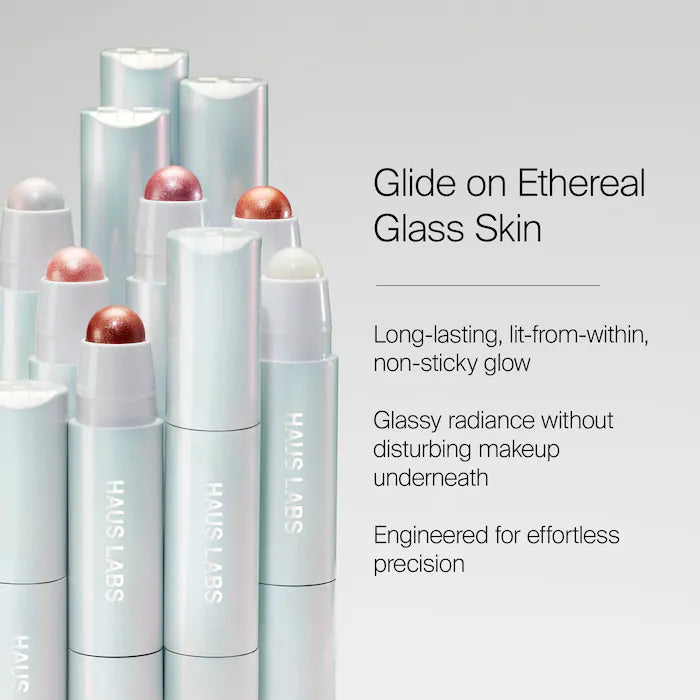Haus labs glassy balm highlighter stick-Glassy Cirtrine (yellow gold)