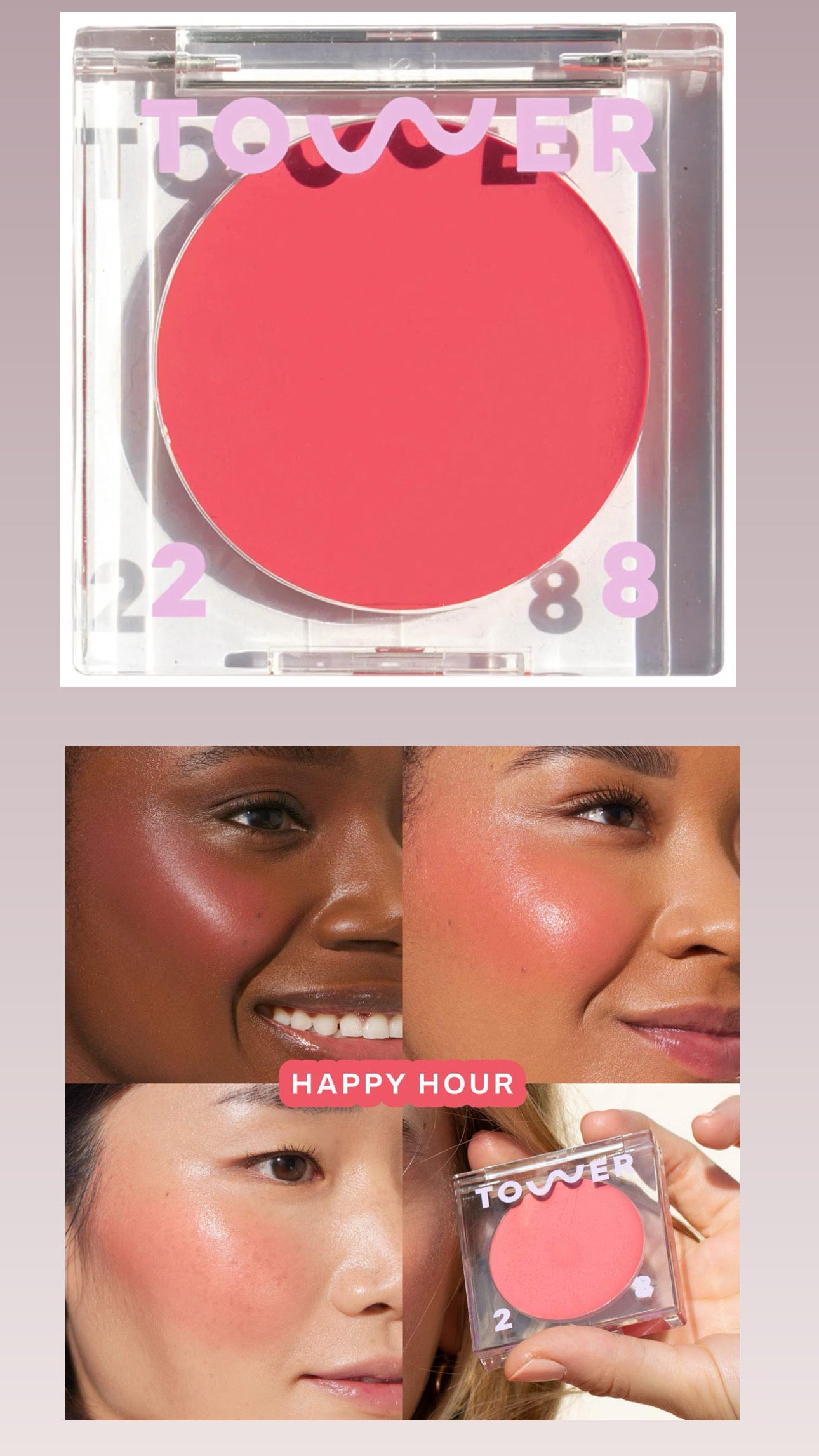 Tower 28- Cheek Dewy Cream Blush