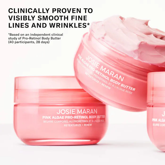 Josie Maran- Pink Algae Pro-Retinol Body Butter for Anti-Aging and KP