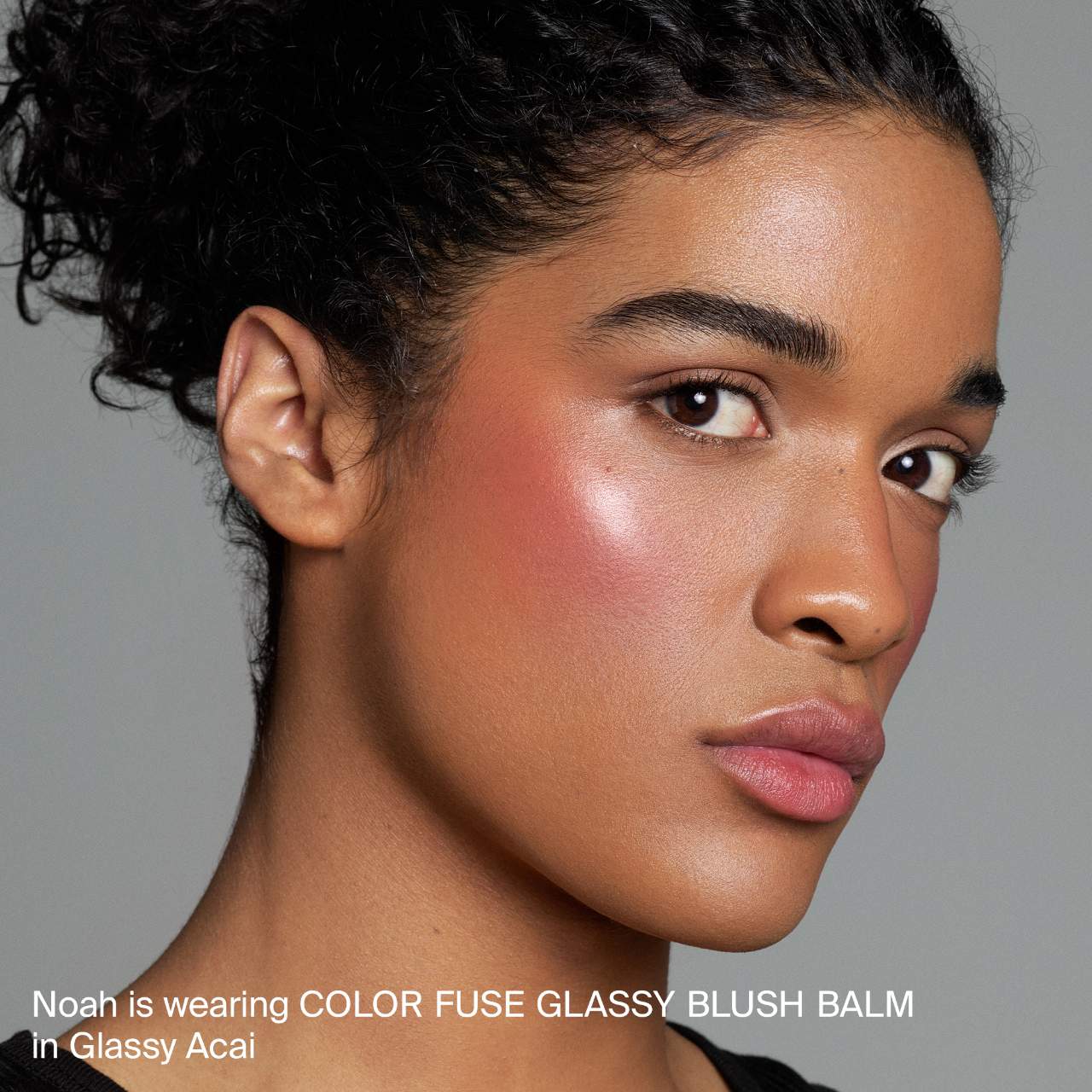 Color Fuse Longwear Hydrating Glassy Lip + Cheek Blush Balm Stick-glassy acai