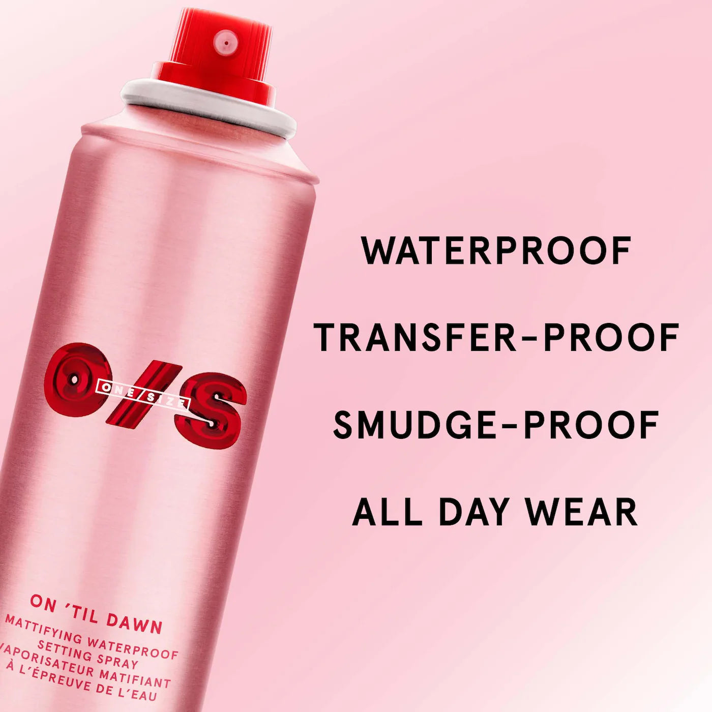 One Size- on 'til dawn mattifying waterproof setting spray