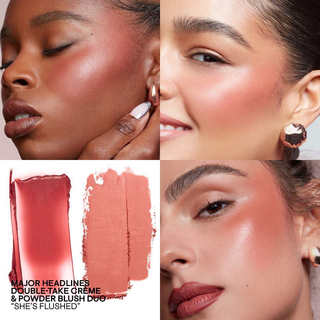 major headlines double-take creme and powder blush duo-shes flushed